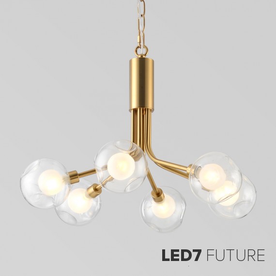 Loft Industry Modern - Crop Chandelier